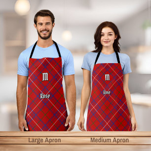 Delantal Clan Rosa Tartan