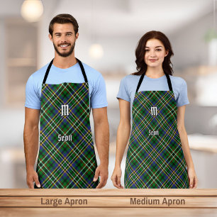 Delantal Clan Scott Green Tartan Apron