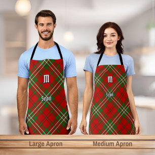 Delantal Clan Scott Red Tartan Apron