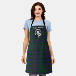 Delantal Clan Wood Escudo y Tartán