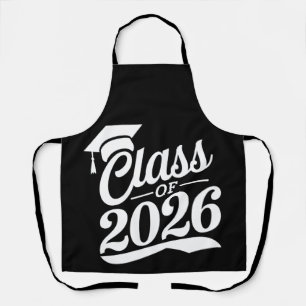 Delantal Clase de 2026 Orgulloso Graduado Graduación