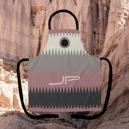 Delantal Clásico Suroeste de Adobe Estilo Mosaic Sun Apron