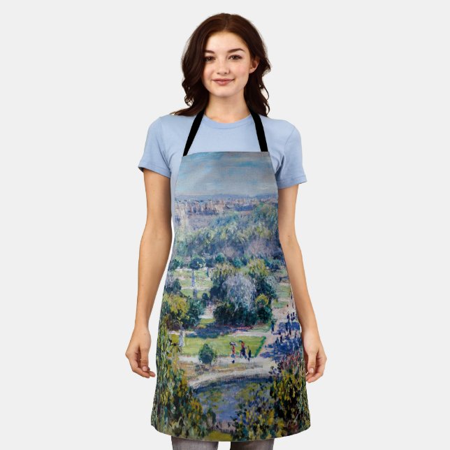 Delantal Claude Monet - Los Jardines de las Tullerías (Gastado)