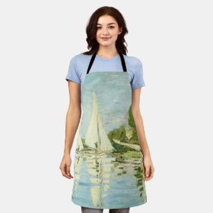 Delantal Claude Monet. Regattas en Argenteuil