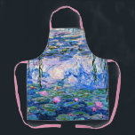 Delantal Claude Monet - Water Lilies, 1919,<br><div class="desc">Famosa pintura de Water Lilies,  1919,  por Claude Monet</div>