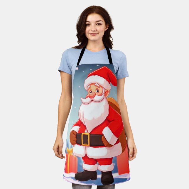 DELANTAL CLAUS DE NAVIDAD (Gastado)