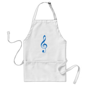 Delantal Clave de sol violin clef