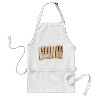 Delantal Clavijas de ropa de madera