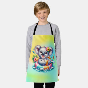 Delantal Clipart de sublimación de koala de verano