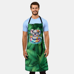 Delantal Clipart de sublimación de koala de verano-97702