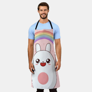 Delantal Clísico arcoiris de Kawaii