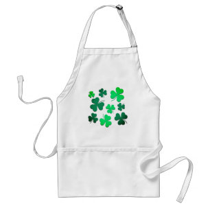 Delantal Clover Shamrock Irish Green Spring St Patrons Day