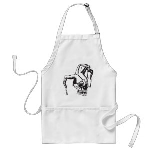 Delantal Clown Skull