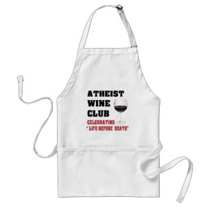 Delantal Club ateo del vino