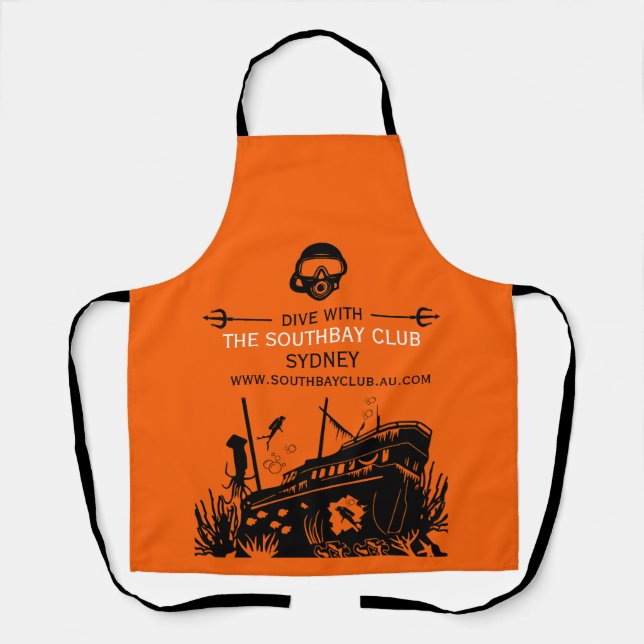 Delantal Club de Buceo Shipwreck (Anverso)