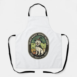 Delantal Club Nocturno Espeluznante Retriever Dorado de Hal
