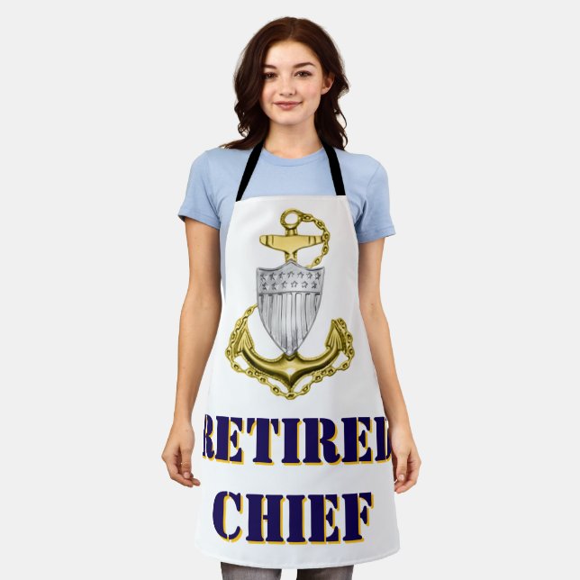 Delantal Coast Guard Chief Retired (Gastado)