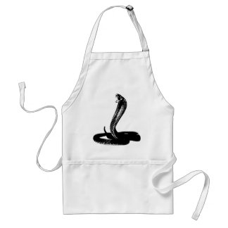 Delantal Cobra - negro