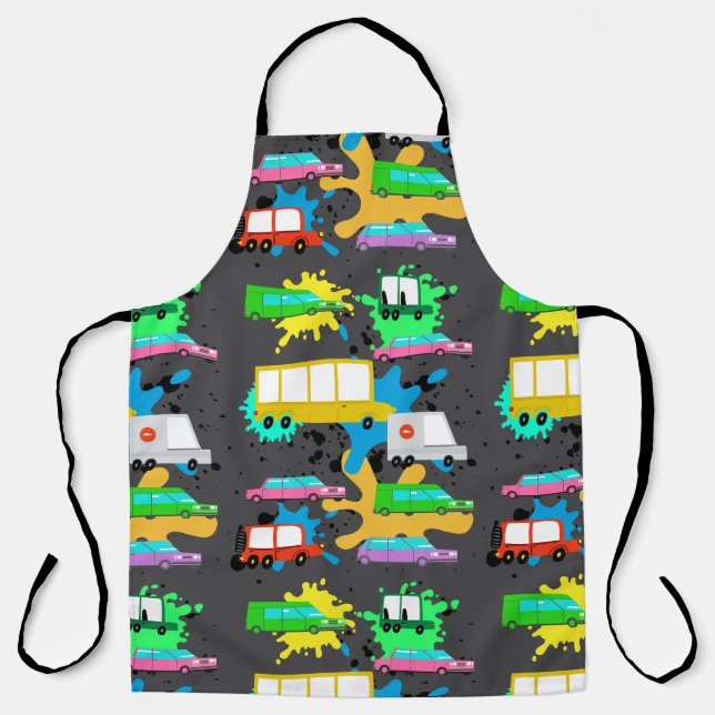 Delantal coches, automóvil (Anverso)