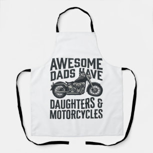 Delantal Cociente de hijas de papá de motocicleta vector vi