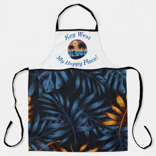 Delantal Cocina Apron Key West Happy Place