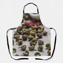 Delantal Cocina china con pimienta en Sichuan