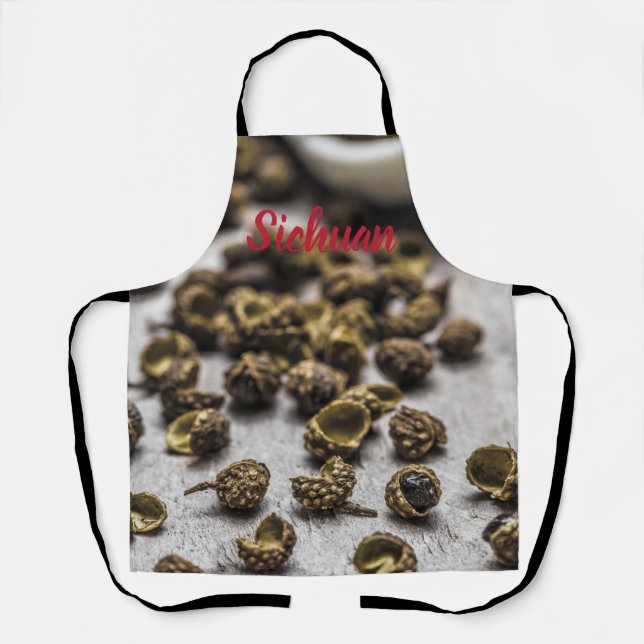 Delantal Cocina china con pimienta en Sichuan (Anverso)