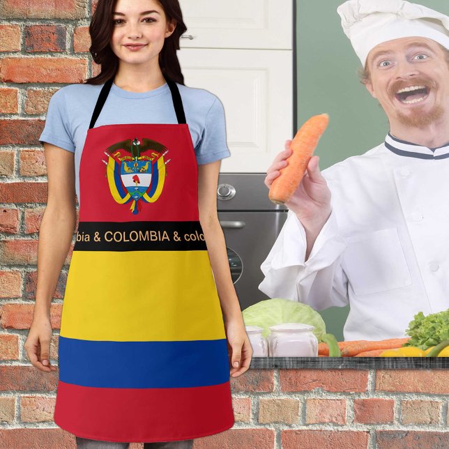 Delantal Cocina Colombia y cocina colombiana de chefs con b (Subido por el creador)