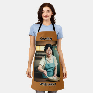 Delantal Cocina con amor Naranja Apron adulto