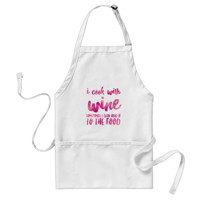 Delantal Cocina con Apron Wine Standard (Frente)