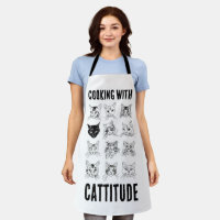 Cocina con Cattitude - Dibujos originales de gatos