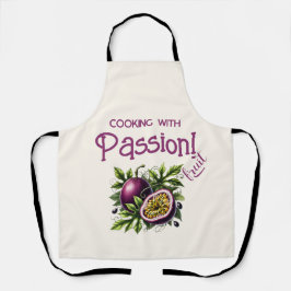 Delantal "Cocina con fruta apasionada" tropical