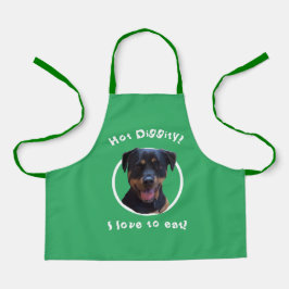 Delantal Cocina con nuestro Rottweiler Personaliza Apron