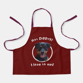 Delantal Cocina con nuestro Rottweiler Personaliza Apron