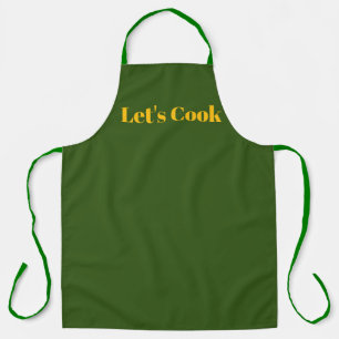 Delantal Cocina con Oliva Verde Arte de Cocina Chef