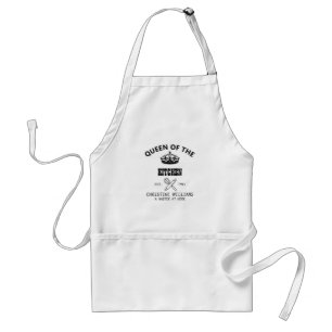 Delantal Cocina Crown Foodie Mom Para Su Apron Adulto