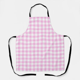 Delantal Cocina de Campo a Cuadros Rosados
