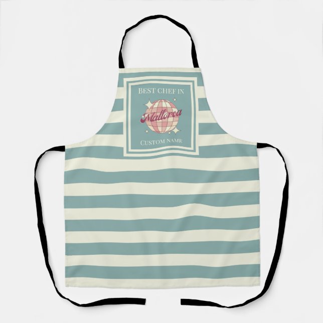 Delantal Cocina de chef de Mallorca España Apron (Anverso)