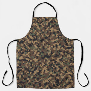 Delantal Cocina de cocina de camuflaje del ejército