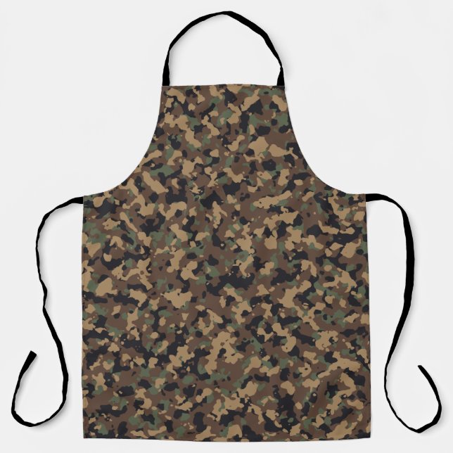 Delantal Cocina de cocina de camuflaje del ejército (Anverso)