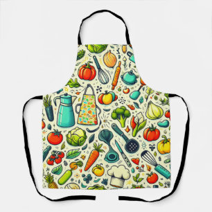 Delantal Cocina de frutas.