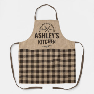 Delantal Cocina de hormigón de las mujeres Apron Chef Nana 