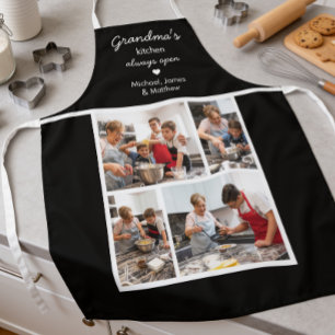 Delantal Cocina de la Abuela Siempre Abierta Negra 4 Foto