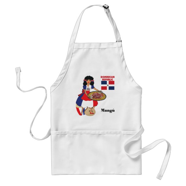 Delantal Cocina de la República Dominicana - Mangu (Frente)