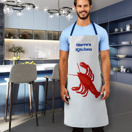 Delantal Cocina de Langosta Personalizada