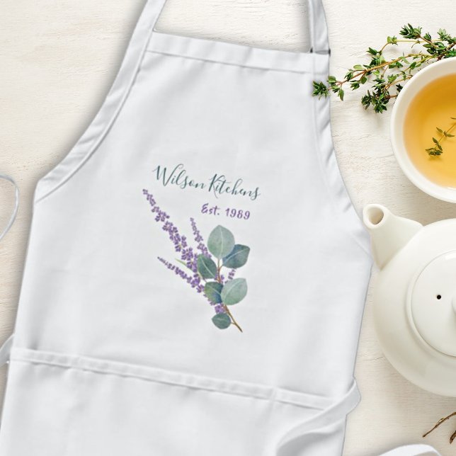Delantal Cocina de lavanda Eucalyptus o Apron de horticultu (Subido por el creador)
