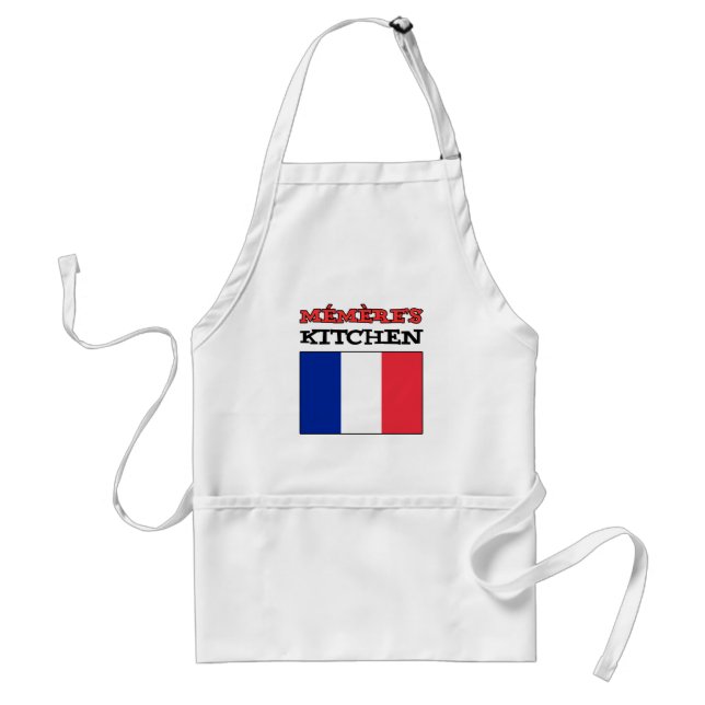 Delantal Cocina de Memere con bandera de Francia (Frente)