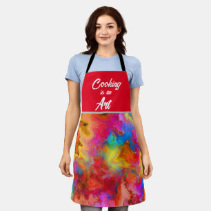 DELANTAL COCINA DE MODA ES UN ARCOIRIS ARTÍSTICO