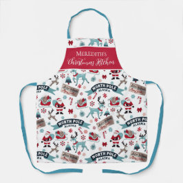 Delantal Cocina de Navidades festivos - vacaciones en el Po