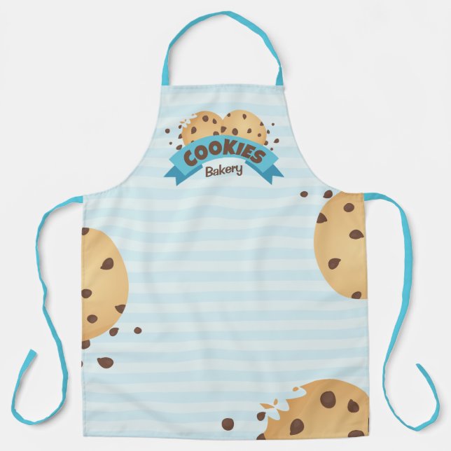 Delantal Cocina de panadería de chocolate con cocina Apron (Anverso)